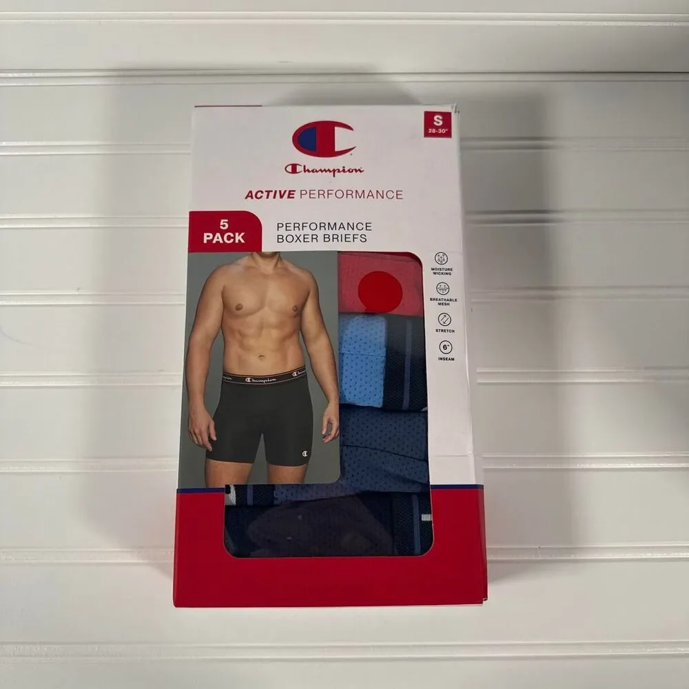 New Champion Mens Boxer Briefs